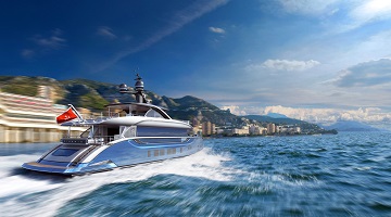 Jettsetter Yacht off Monaco